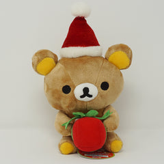 2007 Rilakkuma with Present & Santa Hat Plush - Christmas Lawson Limited - San-X