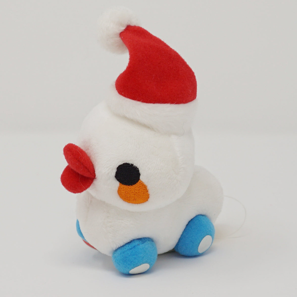 2007 Rolling Toy Duck with Christmas Hat Prize Toy Plush - Christmas Rilakkuma - San-X