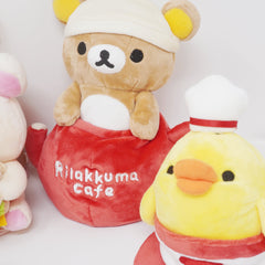 2007 Rilakkuma Cafe Plush, Tea Cozy & Tea Set - Rilakkuma Cafe - San-X