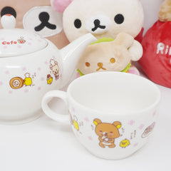 2007 Rilakkuma Cafe Plush, Tea Cozy & Tea Set - Rilakkuma Cafe - San-X