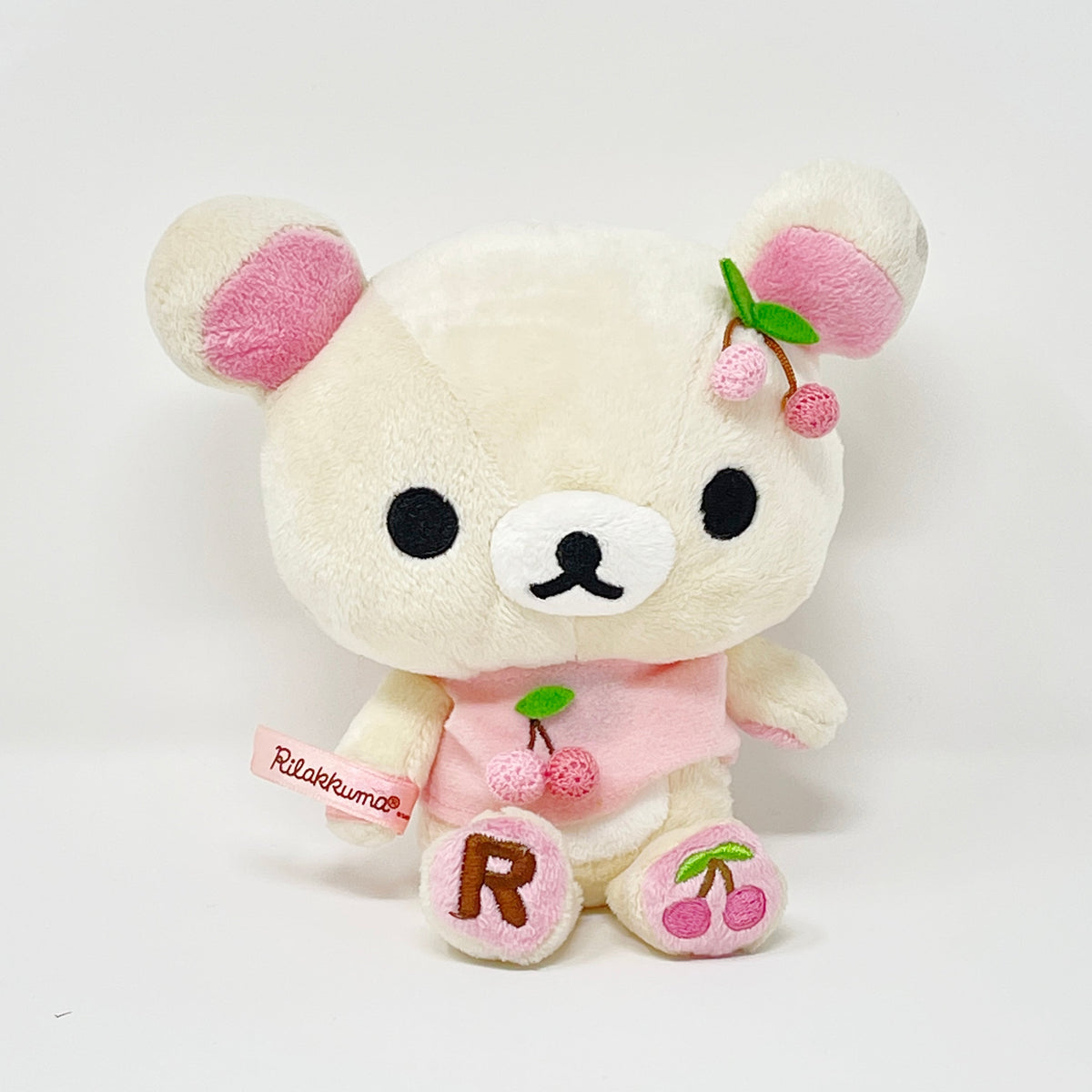 2008 Cherry Korilakkuma Sitting Plush  - Fruits Series Rilakkuma - San-X